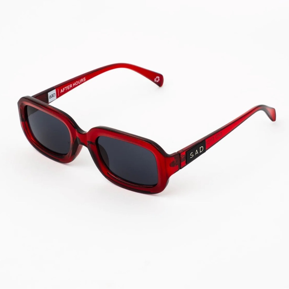 SAD After Hours Red Sunglasses